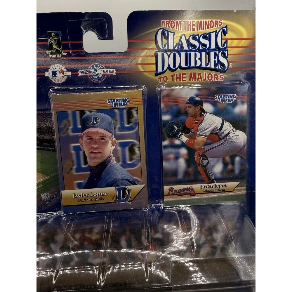 Starting Lineup Classic Doubles 1999 Series Javier Lopez Minors to Majors New - Picture 4 of 5